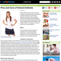 Pro school uniforms essay