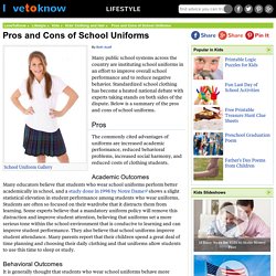 Persuasive essay on why we should have school uniforms