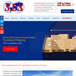 Pros and Cons of Less-than-Truckload Shipping