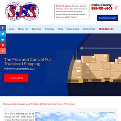 The Pros and Cons of Full Truckload Shipping