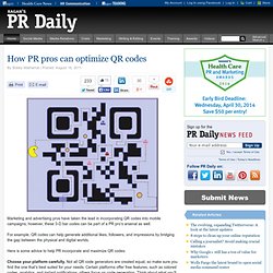 How PR pros can optimize QR codes