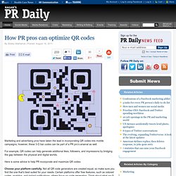 How PR pros can optimize QR codes