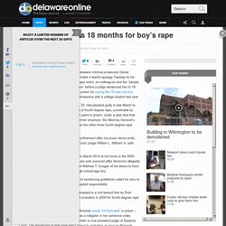 Ex-prosecutor gets 18 months for boy’s rape