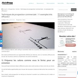 Techniques de prospection commerciale : 11 exemples très efficaces !