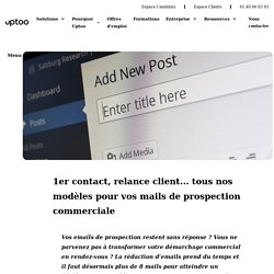 Modèles d’emails de prospection (qui marchent vraiment)