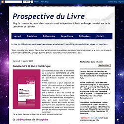 Comprendre le Livre Numérique