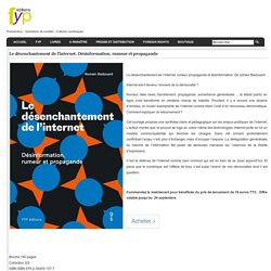 FYP Editions - Prospective, questions de société et cultures numériques.