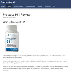 Prostate 911 - Phytage Labs