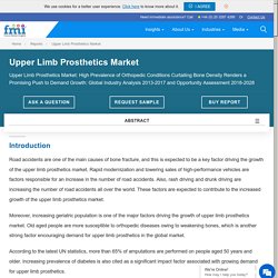 Upper Limb Prosthetics Market : Global Industry Analysis, Size, Trends & Forecast to 2028