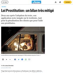 Loi Prostitution : un bilan très mitigé