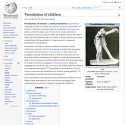 Prostitution of children