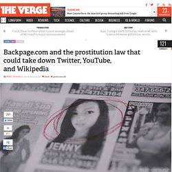 Backpage.com and the prostitution law that could take down Twitter, YouTube, and Wikipedia