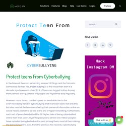 Protect Teens From Cyberbullying - MocoSpy