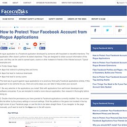 How to protect your Facebook account from Rogue Applications