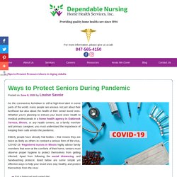 Ways to Protect Seniors During Pandemic