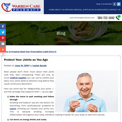 Protect Your Joints as You Age
