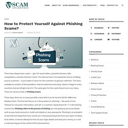 How to Protect Yourself Against Phishing Scams?