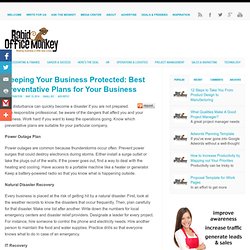 Keeping Your Business Protected: Best Preventative Plans for Your Business