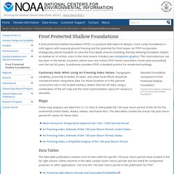 Climatic Data for Frost Protected Shallow Foundations