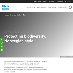 Protecting biodiversity, Norwegian style