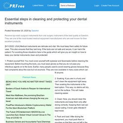 Essential steps in cleaning and protecting your dental instruments