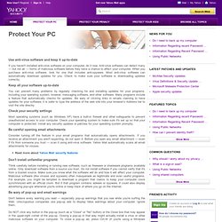 Protection for your computer - Yahoo Security