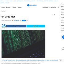 Protection des Mac - Comment identifier et supprimer un virus Mac