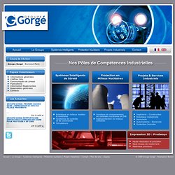 Robotique, protection nucléaire, ingénierie industrielle, sécurité incendie - Groupe Gorgé