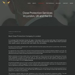 Close Protection Services in London