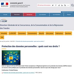 Protection des données personnelles : quels sont vos droits ?