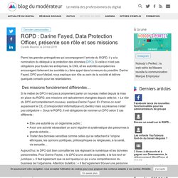 RGPD : Darine Fayed, Data Protection Officer, présente son rôle et ses missions