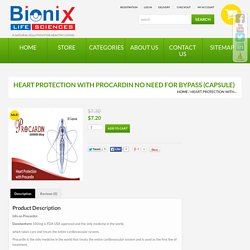 HEART PROTECTION WITH PROCARDIN NO NEED FOR BYPASS (Capsule)