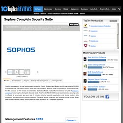 Endpoint Protection Software - TopTenREVIEWS