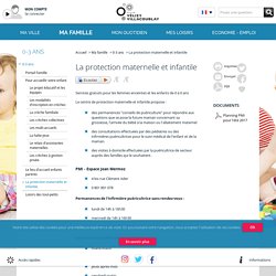 La protection maternelle et infantile - Ville de Vélizy-Villacoublay