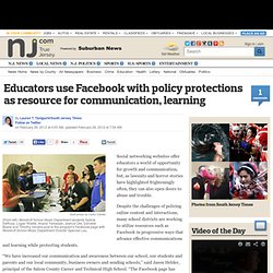 Educators use Facebook with policy protections as resource for communication, learning