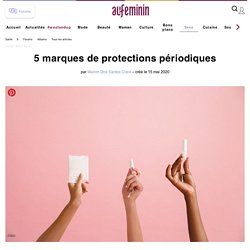 5 marques de protections périodiques françaises et bio