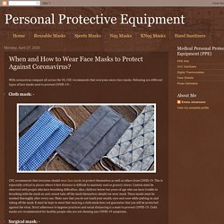 Personal Protective Equipment: When and How to Wear Face Masks to Protect Against Coronavirus?