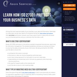 Learn How ISO 27001 Protects Your Business’s Data - Aegis Services