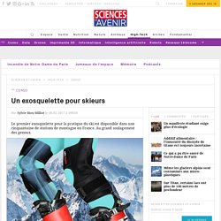 Protéger ses genoux un exosquelette: le ski du futur