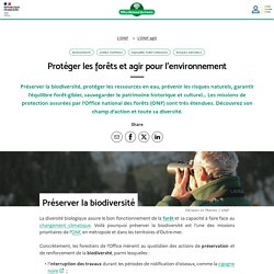 Protéger les forêts et agir pour l'environnement