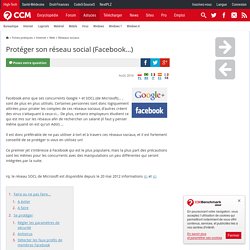 Protéger son réseau social (Facebook...)