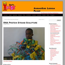 RNA Protein Strand Sculpture