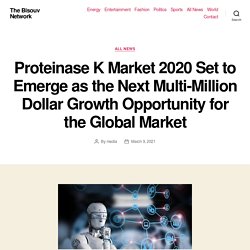 Proteinase K Market 2020 Set to Emerge as the Next Multi-Million Dollar Growth Opportunity for the Global Market – The Bisouv Network