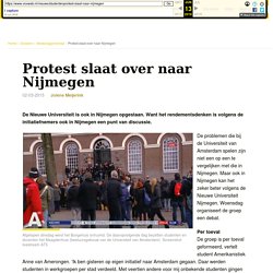 Protest slaat over naar Nijmegen - Vox magazine -
