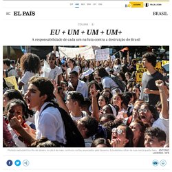 Protestos contra cortes na educação: EU + UM + UM + UM+