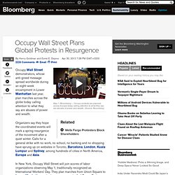 Occupy Wall Street Plans Global Disruption of Status Quo May 1