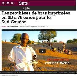 Des prothèses de bras imprimées en 3D à 75 euros pour le Sud-Soudan