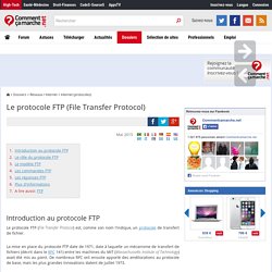 Le protocole FTP (File Transfer Protocol)