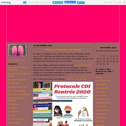 PrOtOcOle d'utilisatiOn du CDI 09/2020