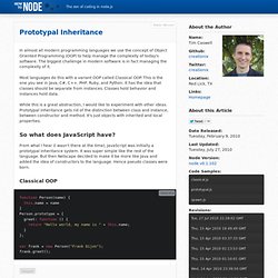 Prototypal Inheritance